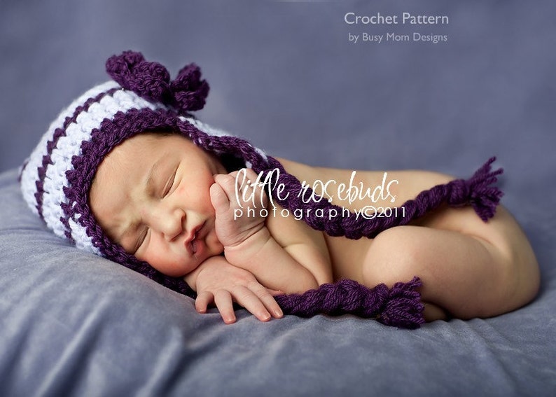 CROCHET PATTERN Snuggly Earflap Hat with Daisy Sizes to fit preemies to adults PDF 113 Sell what you Make image 2