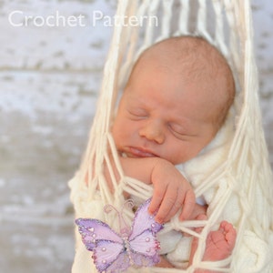CROCHET PATTERN - Stork Pouch Hanging Pod -- Great Beginner Pattern -- Quick and Easy to Make - PDF 401 - Sell what you Make