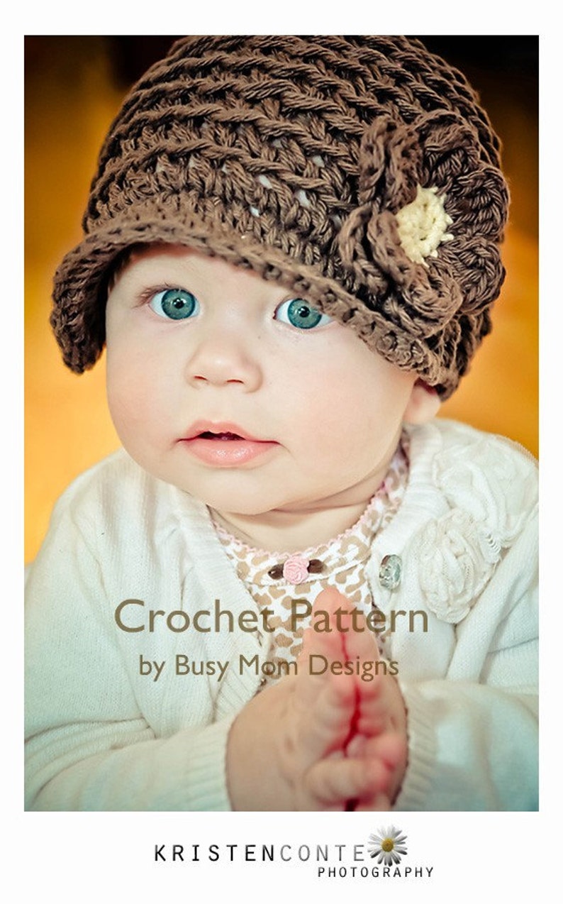 Crochet Hat PATTERN Backtrack Beanie REVERSIBLE Newsy Hat All sizes Easy Sell what you make pdf 102 image 3