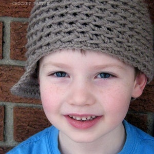 Crochet Hat PATTERN Backtrack Beanie REVERSIBLE Newsy Hat All sizes Easy Sell what you make pdf 102 image 1