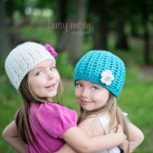 CROCHET PATTERN Blooming Beauty Flower Hat All sizes from preemie to adults PDF 125 image 4