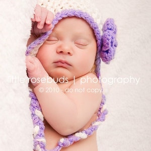 CROCHET PATTERN Snuggly Earflap Hat with Daisy Sizes to fit preemies to adults PDF 113 Sell what you Make image 3