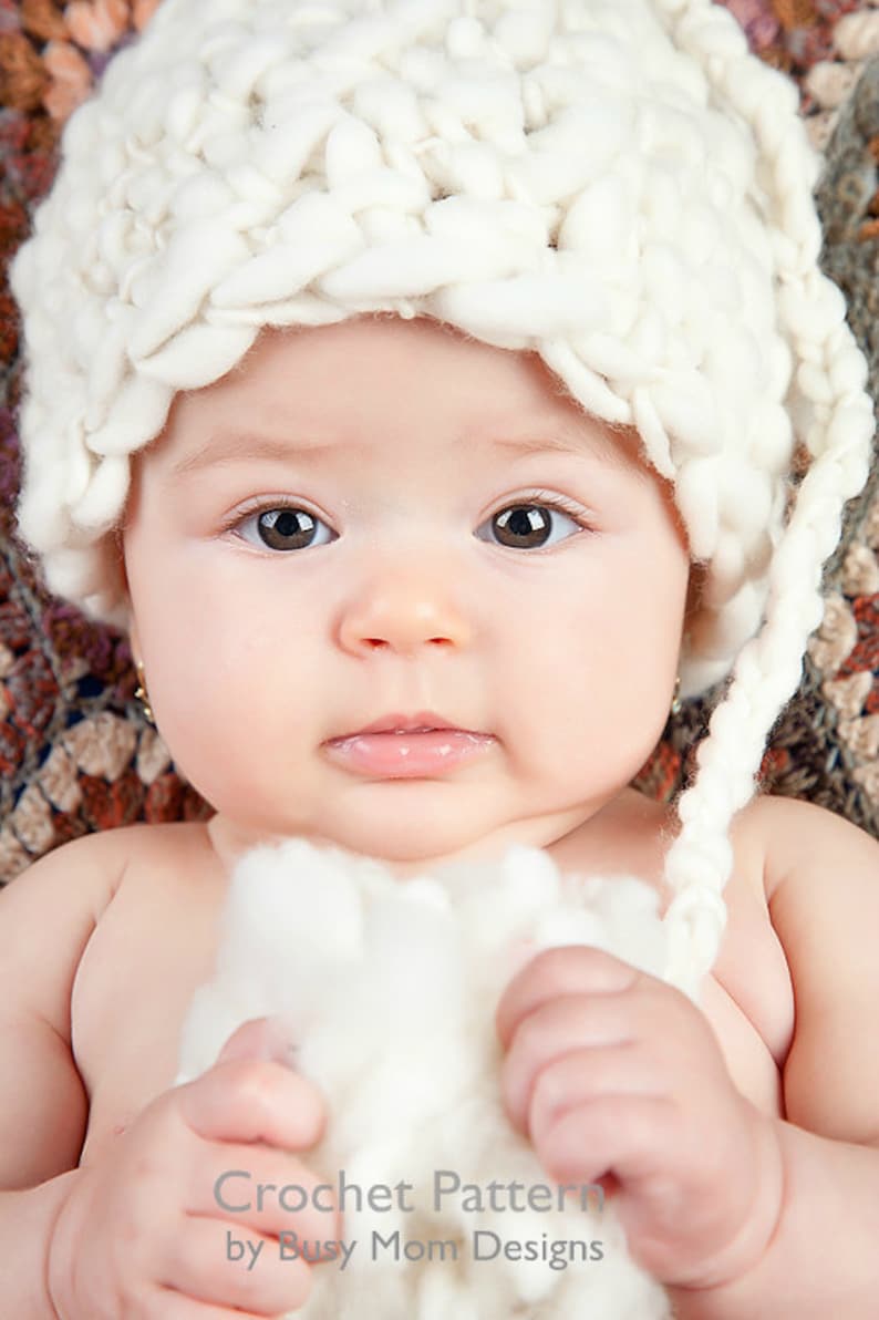 Crochet Pattern - Land of Nod Sleeper Cap - Easy/Beginner Hat Pattern by Busy Mom Designs