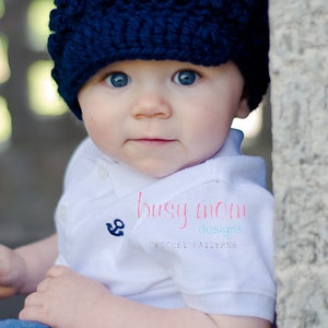 CROCHET Hat PATTERN Knobby Noggin Newsboy ALL Sizes included Preemie to adults Easy pdf 123 image 4