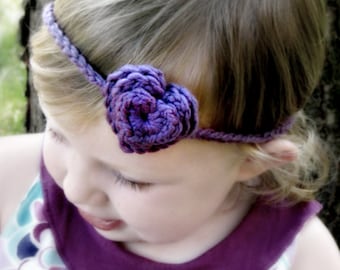 SALE - Crochet Headband PATTERN - Loving Hearts - 3 Layer Heart Headband - Any Size - FAST and Easy - pdf 306 - Sell what you Make