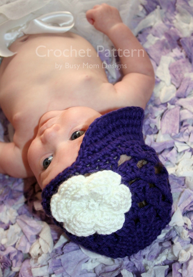 Crochet PATTERN Breezy Brimmer Newsboy, Open-Weave Beanie ALL sizes included: newborns to adults Easy PDF 115 Sell what you Mak image 5