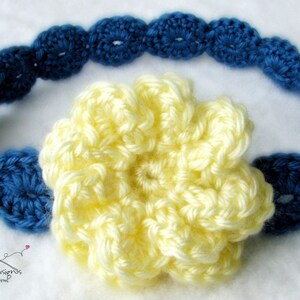 CROCHET PATTERN Summer Bloom Headband All sizes included PDF 302 Sell what you Make image 4