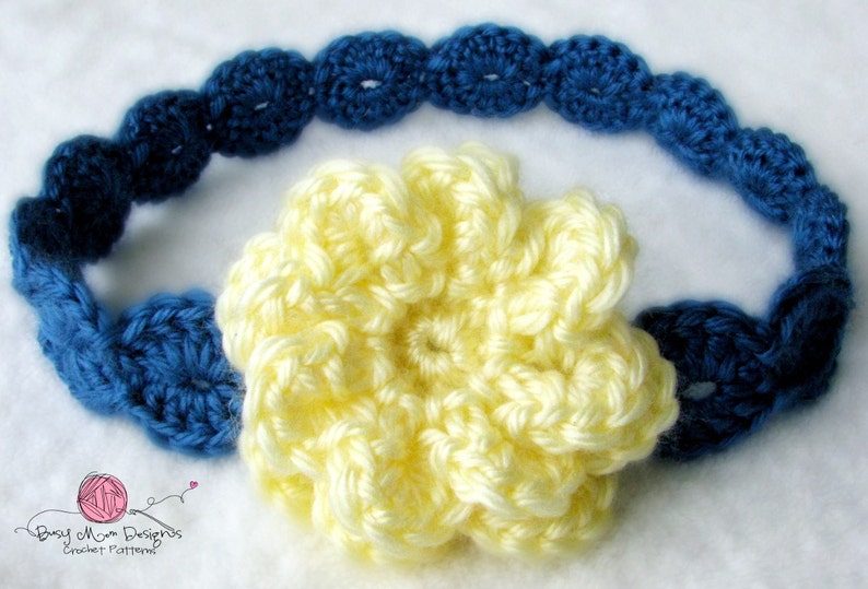 CROCHET PATTERN Summer Bloom Headband All sizes included PDF 302 Sell what you Make image 4