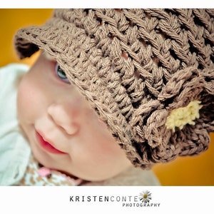 Crochet Hat PATTERN Backtrack Beanie REVERSIBLE Newsy Hat All sizes Easy Sell what you make pdf 102 image 2