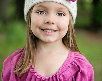 CROCHET PATTERN - Blooming Beauty - Flower Hat - All sizes from preemie to adults - PDF 125