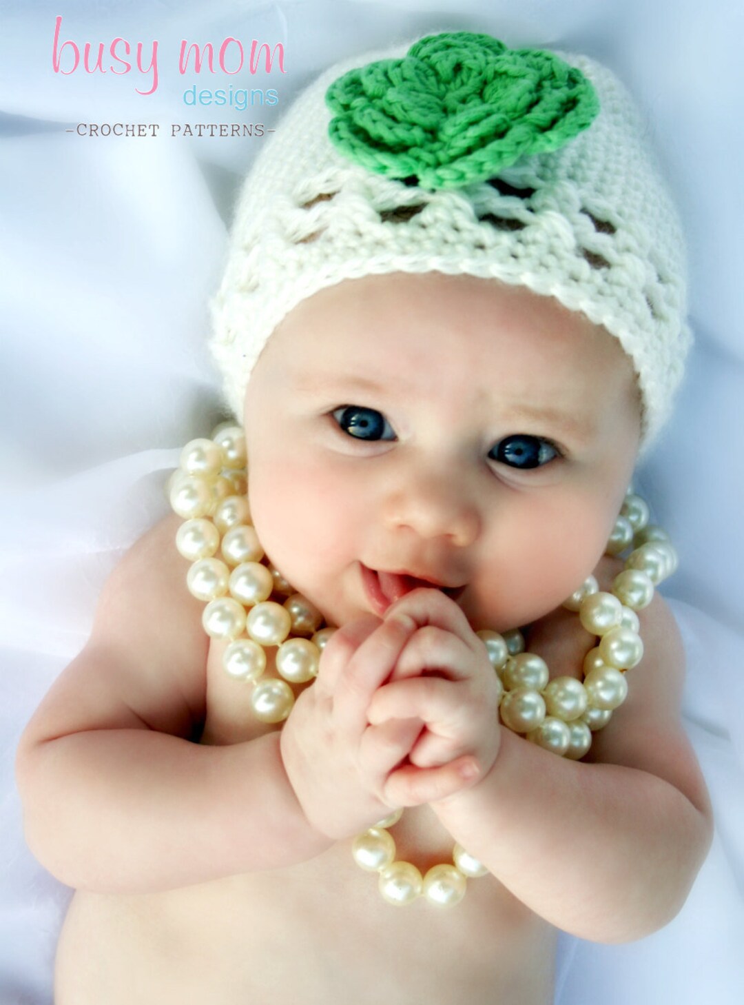 Crochet PATTERN - Gracefully Vintage Hat and Flower - All Sizes ...