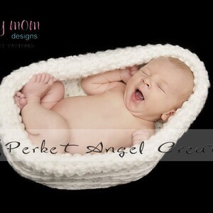 CROCHET PATTERN Newborn Nest Baby Bowl 2 Styles Included Beginner PDF 402 Sell what you Make image 3