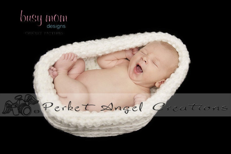 CROCHET PATTERN Newborn Nest Baby Bowl 2 Styles Included Beginner PDF 402 Sell what you Make image 3