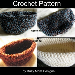 CROCHET PATTERN Newborn Nest Baby Bowl 2 Styles Included Beginner PDF 402 Sell what you Make image 5