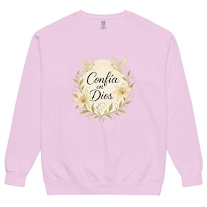 Unisex garment-dyed sweatshirt