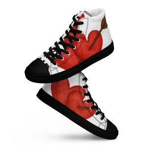 Men’s high top canvas shoes