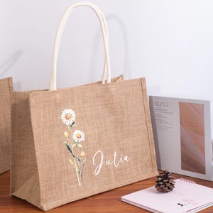Bachelorette Party Bag, Personalized Bridesmaid Gift Bag with charm, Custom Burlap Bag, Beach tote bag, Bridesmaid Proposal Gift