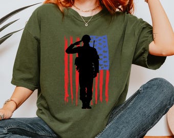 American Flag Heart Shirt: Patriotic Memorial Day Tee
