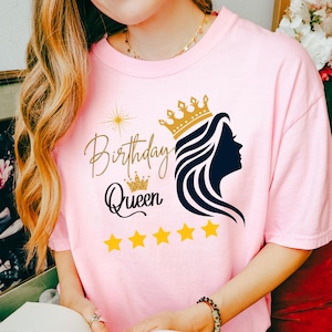 Birthday Queen Shirt,Birthday Queen,Birthday Tshirt,Birthday Gifts,Birthday Women T-Shirt,Graphic Clothing,Birthday Party Shirt,Party shirt
