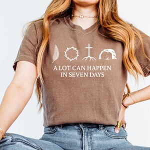 Comfort Colors Easter T-Shirt: Christian Bible Verse Graphic Tee