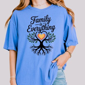 Comfort Colors Family Tree T-Shirt: Rooted Love & Unity