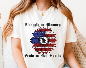 American Flag Heart Memorial Day Shirt: Patriotic Army Tee