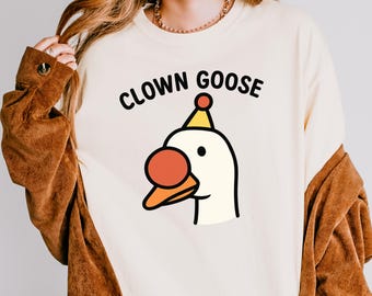 Vintage Goose Comfort Colors Tee : Trendiges Retro Grafik Shirt