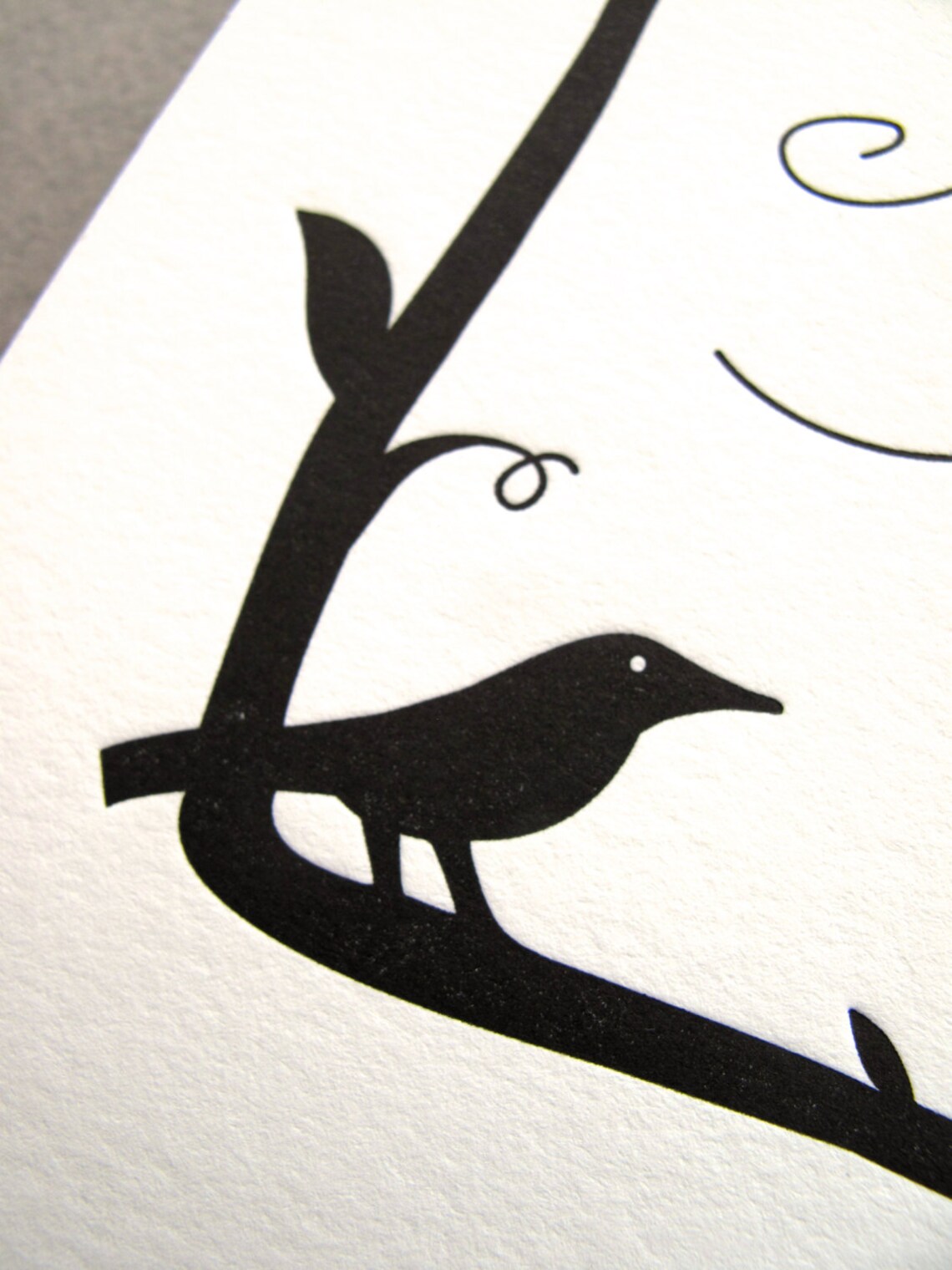 LETTERPRESS ART PRINTHours fly flowers die. New days new