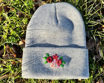 Hand Embroidered Beanie