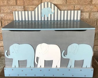 elephant toy chest