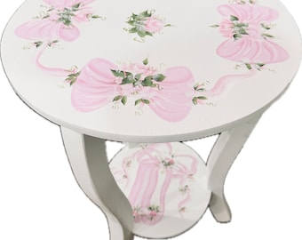 サイドテーブル・ナイトテーブル・ローテーブル Rachel Ashwell Loretta Coffee Table Rachel Ashwell Simply Shabby Chic Side Table/pink Refinished