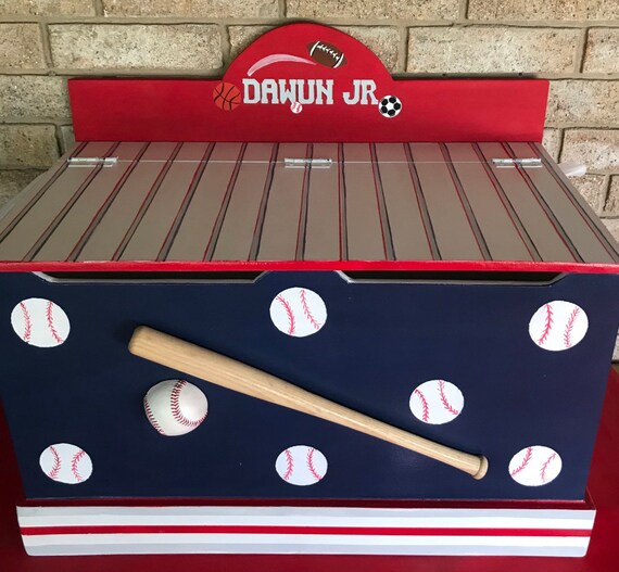 All Sports Toy Boxtoddler Baby Kids Baseball Sports Etsy