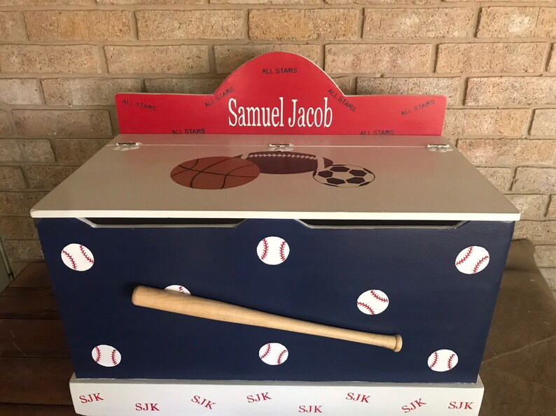 sports toy chest