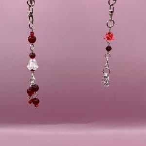 Red Jellyfish Keychain