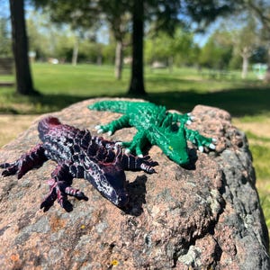 3D printed Articulated Flexi Earth Dragon