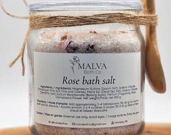 Rose bath salt
