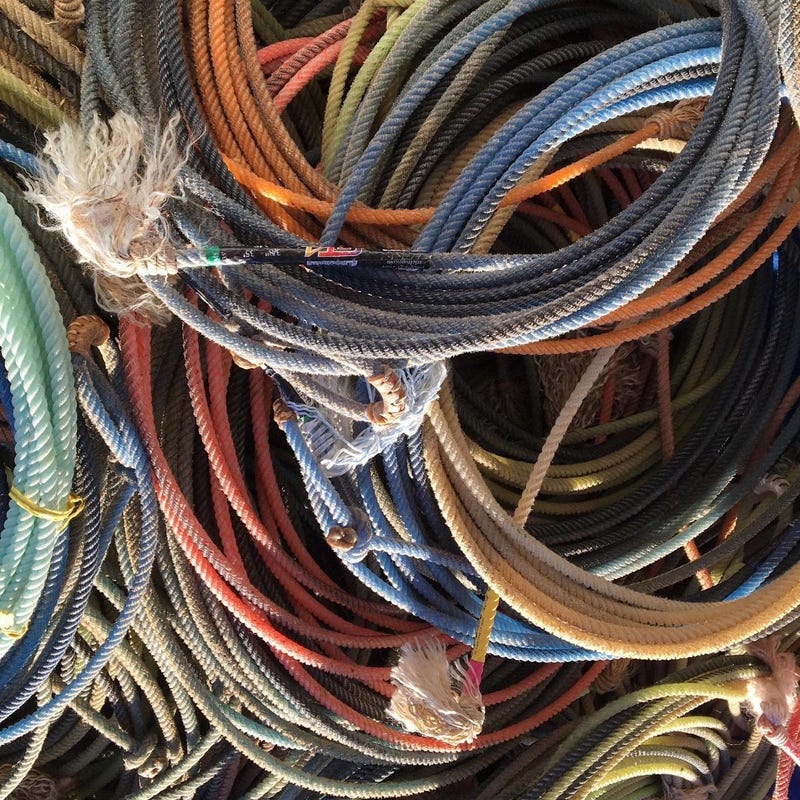 Used Lariat Ropes Used Lariat Rope - Etsy