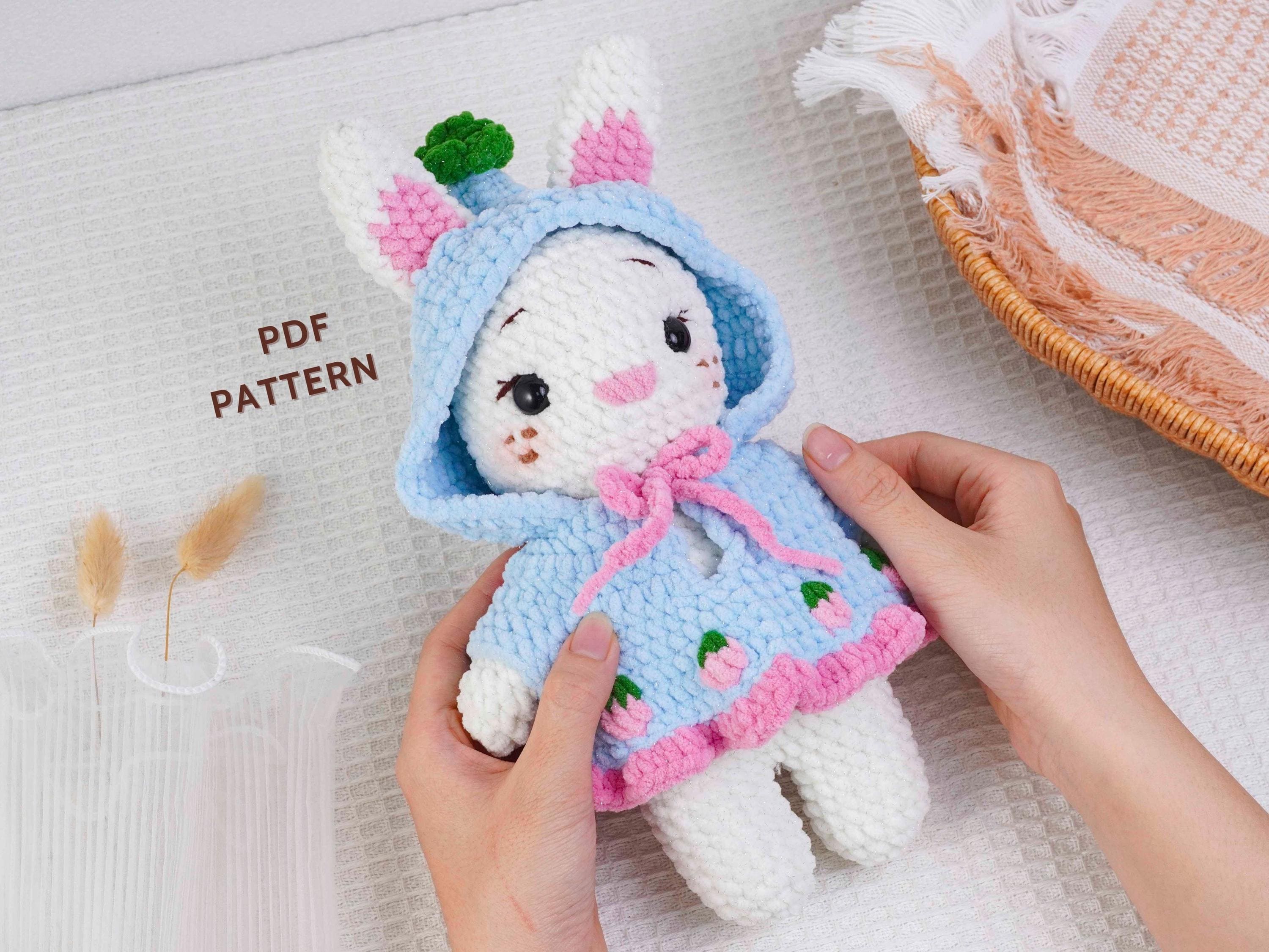 30 Hoodie Crochet Patterns: Cozy Pullovers, Animal Hoods, and Giftable Crochet Ideas 31 Little Bunny with Hoodie Crochet Pattern