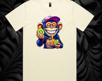 MonkeyKiwi PNG Digital Download - Cheeky Monkey print for Sublimation & Printables