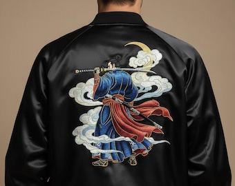 Souvenir Jacket!!! Vintage SUKAJAN JAPAN by HOUSTON Japanese