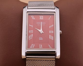 Beautiful Seiko Vintage Seiko Tank Quartz - 7430-5540 Mens Watch