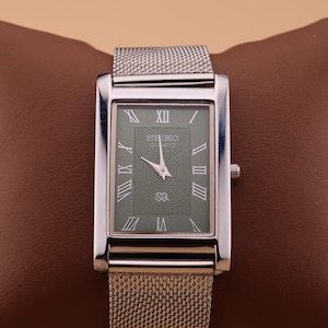 Seiko tank silver - Etsy 日本