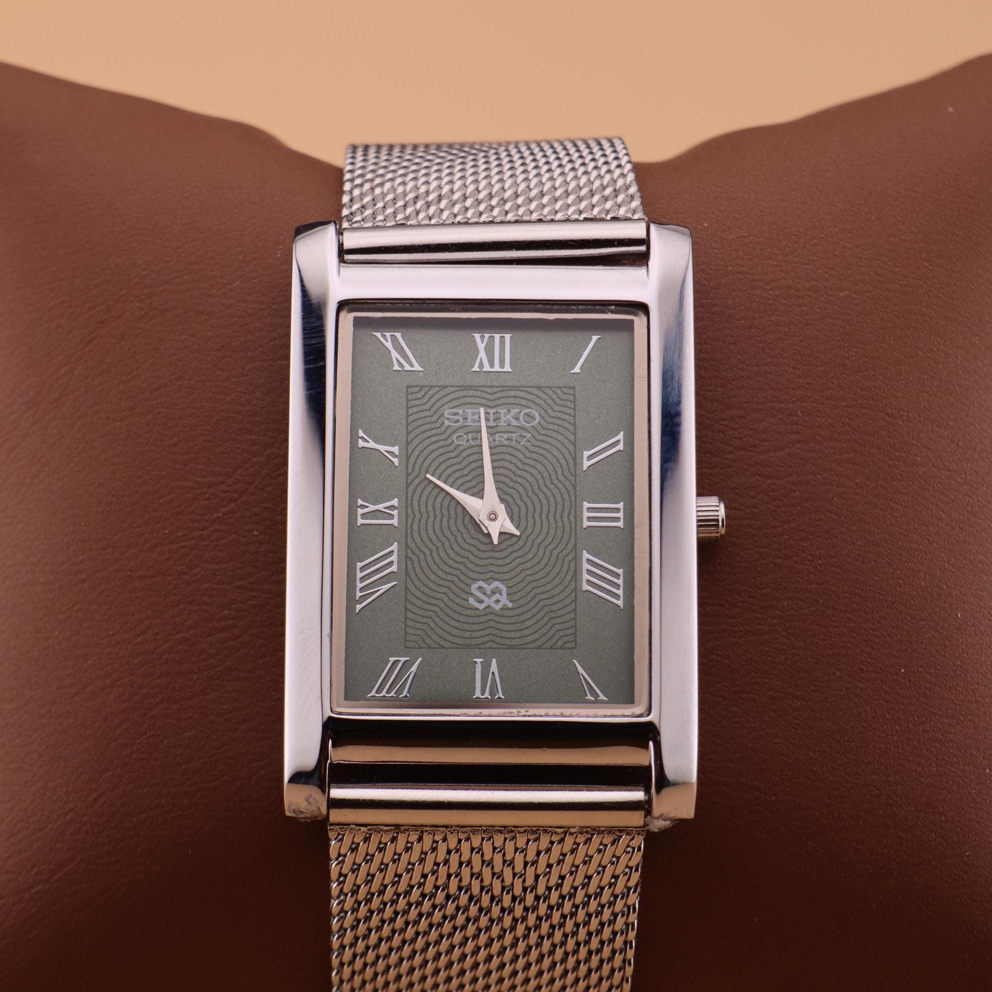 Seiko tank silver - Etsy 日本
