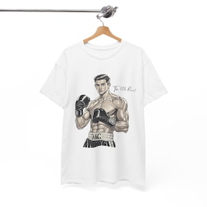 Vintage Boxing Unisex Tee, Boxing Gloves Retro T-Shirt, Boxing Fan Gift, Sports Lover Shirt, Unisex Heavy Cotton Tee,boxing
