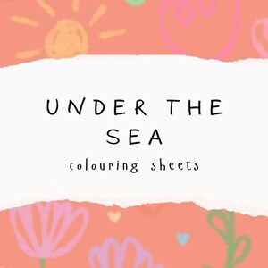Under the Sea Coloring Pages: Kids Printable Activity (PDF)