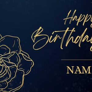 Editable Digital Birthday Card – Printable Custom Birthday Card for Him or Her, Instant Download, Personalizable Greeting Card Template