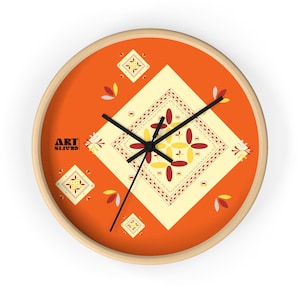 Minimalist Wood Wall Clock: Silent Modern Design