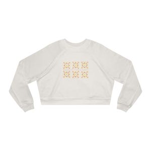 Women&#39;s Cropped Fleece Pullover - Cozy Winter Sweatshirt, Soft Warm Top, Trendy, Fleece Crop Sweatshirt, Fall Outfit - Akha Chiang Mai