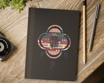Floral Softcover Journal - Aesthetic Notebook for Students & Writers, Minimalist Notebook for Writing, Sketching, or Journaling