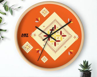Minimalist Wood Wall Clock: Silent Modern Design